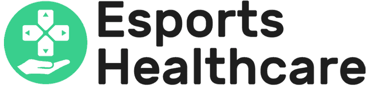 Esports Healthcare logo transparent black crop
