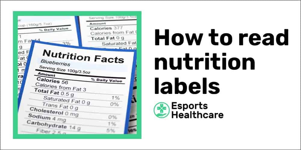 How to read nutrition labels